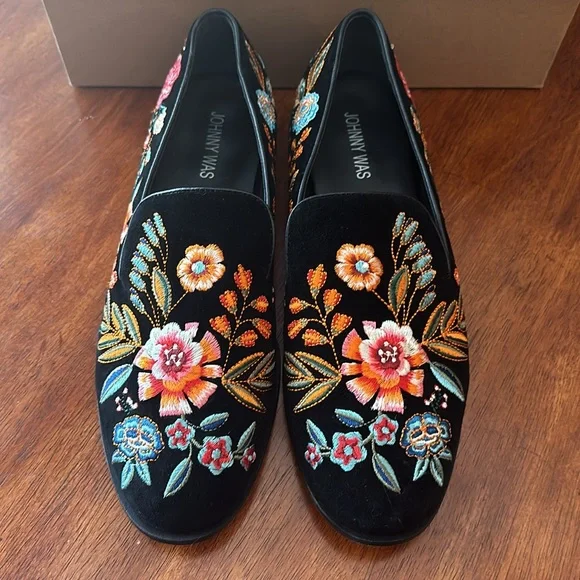 Johnny Was Bianca smocking Loafers 7.5 - Picture 2 of 7